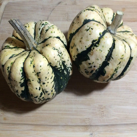 Delicata Sweet Dumpling Winter Squash- Organic Seeds